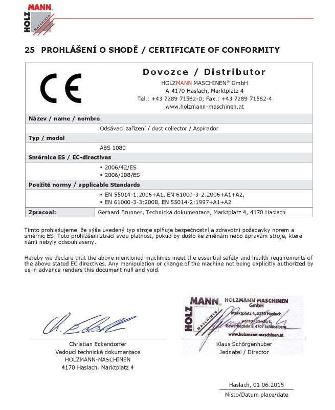 HOLZMANN ABS1080_400V max 1000W Aspiratore trucioli sacco aspiratrucioli con tubo 2,4 metri