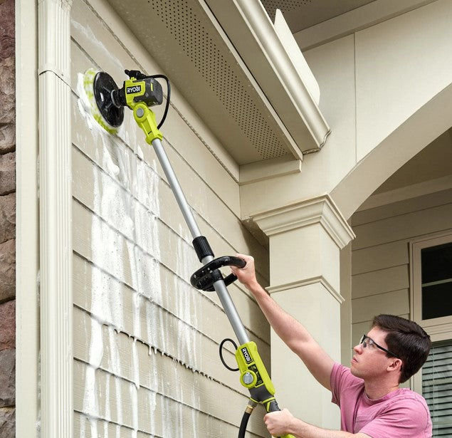 Ryobi RWTS18-0 Spazzola Telescopica con Risciaquo 18V SOLO CORPO MACCHINA
