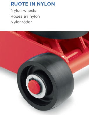 OMCN ART.254 Sollevatore idraulico / cric a carrello , 3,0 Tonnellate , alzata 610 mm