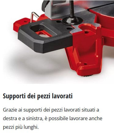 Einhell TE-MS 254 T Troncatrice con piano superiore ,254 mm,testa inclinabile