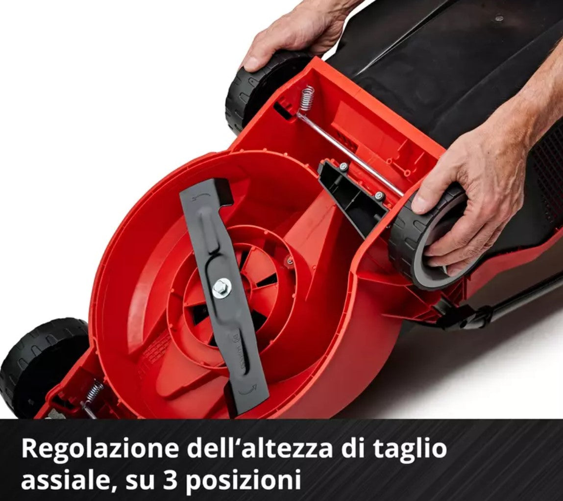 Einhell GE-CM 18/30 Li Tagliaerba a batteria , inclusa n.1 batteria da 3.0Ah e caricabatterie