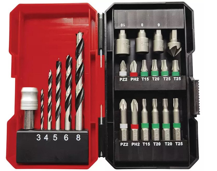 Einhell TE-CD 1845 3X-Li Trapano a batteria multi testa , con n.2 batterie da 2.0Ah e n.1 caricabatterie