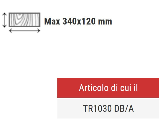 Troncatrice per legno radiale Femi Job Line TR 1030 DB/A - 2000W