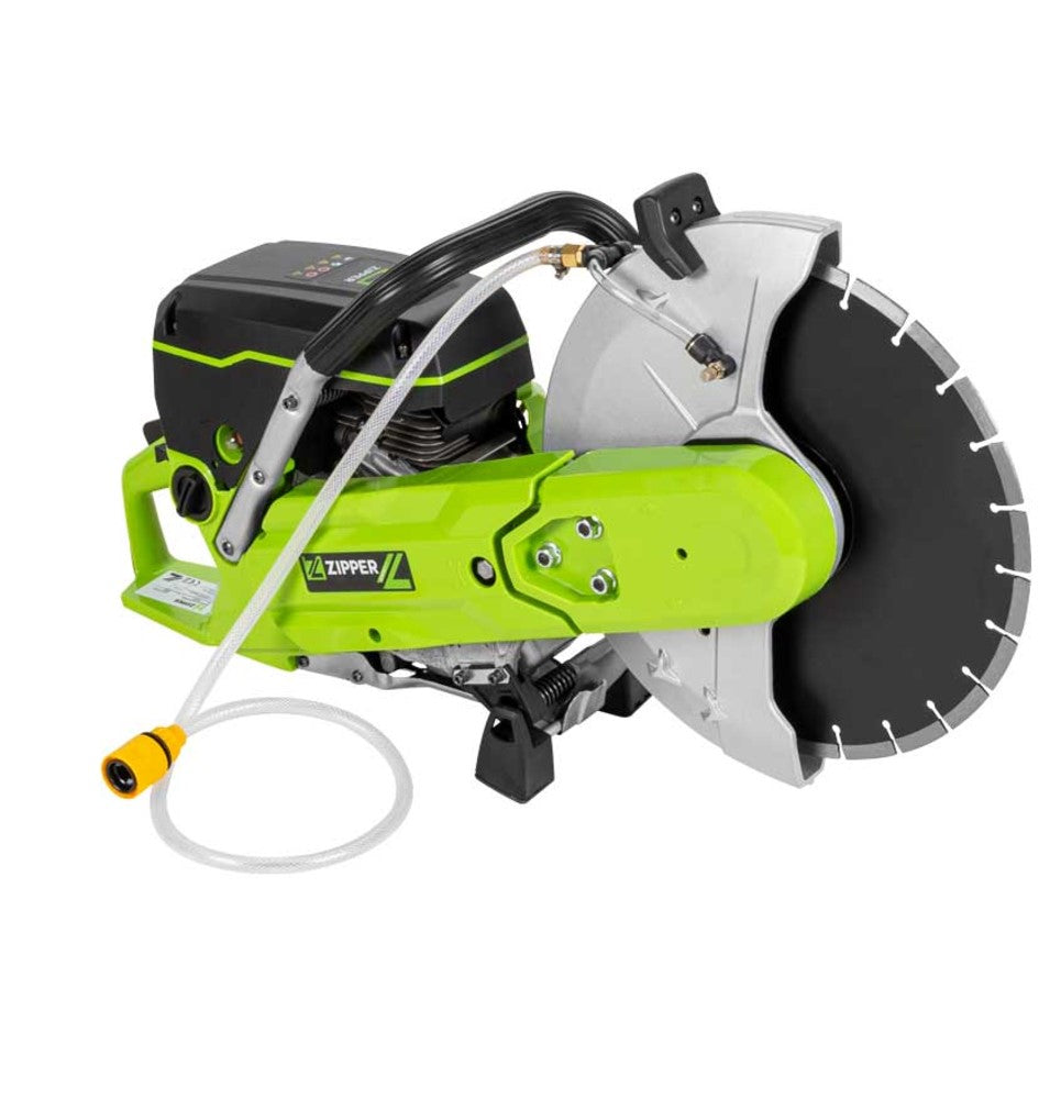 Zipper ZI-BTS350T Mototroncatrice a scoppio a disco per cemento e asfalto taglio 125mm