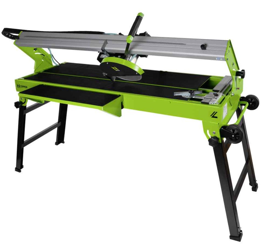 Zipper zi-fs250-1200 Tagliapiastrelle elettrica con banco ad acqua 120cm , 220V , max 1200W