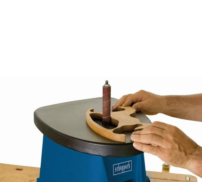 Scheppach osm100 450w Levigatrice a mandrino oscillante , tamburo 220v