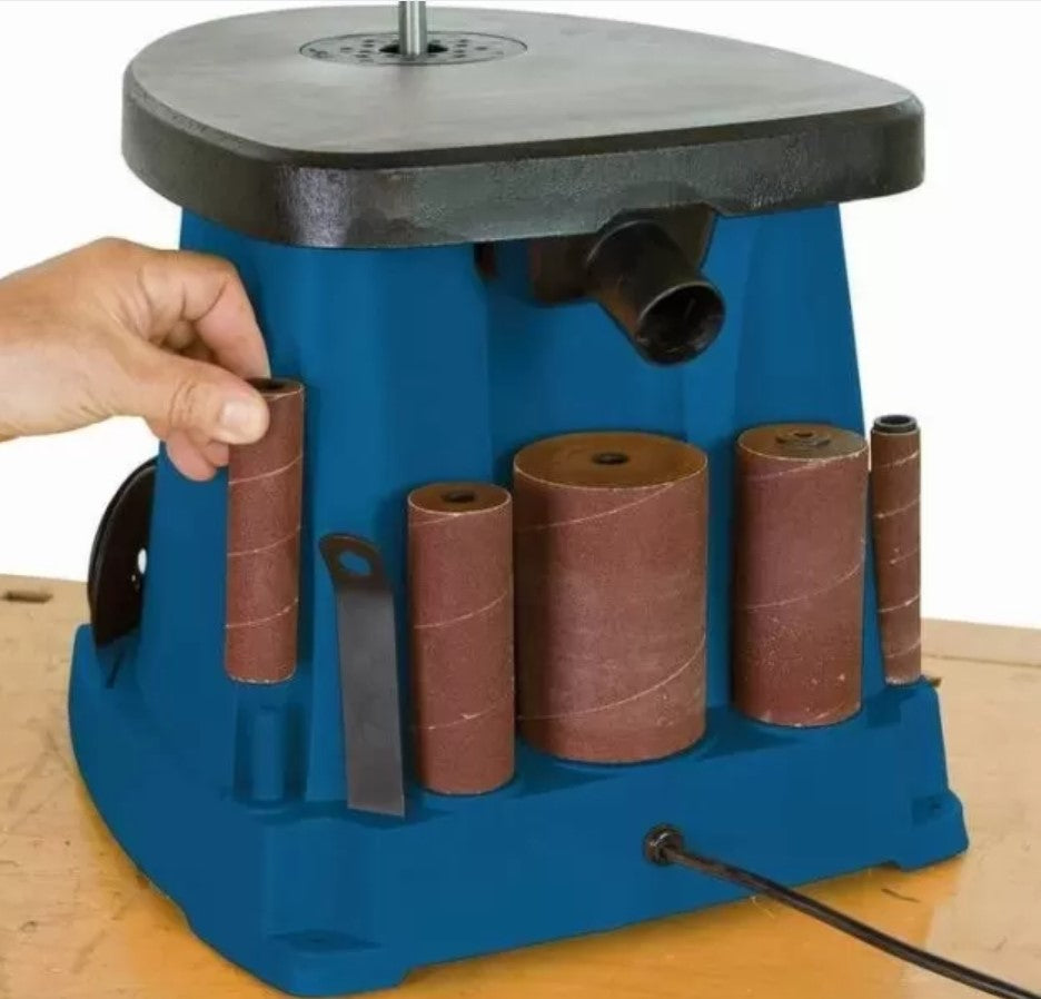 Scheppach osm100 450w Levigatrice a mandrino oscillante , tamburo 220v