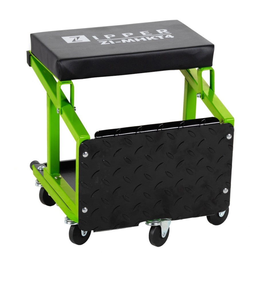 Zipper zi-mhkt4 Sgabello seggiolino carrello con scaletta e ruote officina auto moto