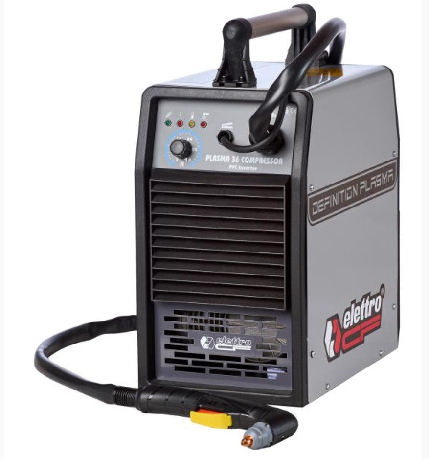 Elettro CF PLASMA 36 COMPRESSOR PFC INVERTER - Taglio al plasma con compressore dati tecnici