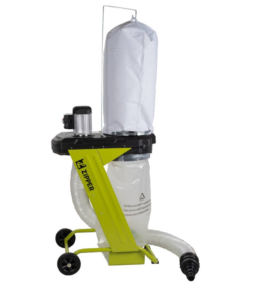 Zipper zi-asa550b aspiratrucioli carrellato 220v , 550w