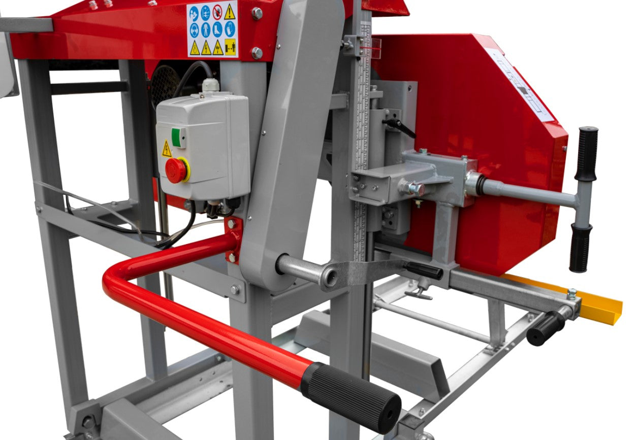 holzmann bbs550smart_400v Segatronchi con binario sega nastro