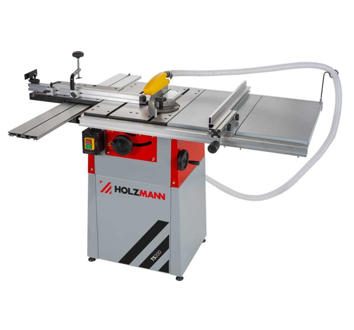 Holzmann TS 200 - Banco sega da legno, squadatrice 230V
