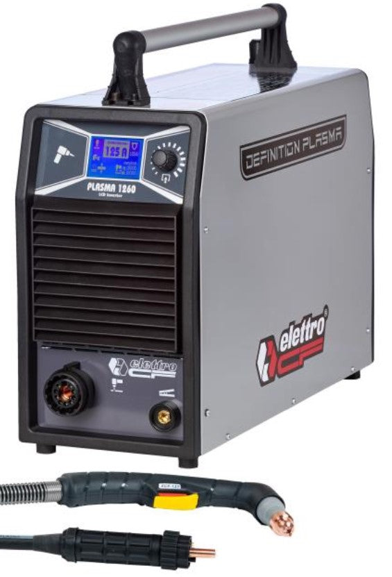 Elettro CF P00459 PLASMA 1260 LCD INVERTER cavo massa , torcia manuale 6 m