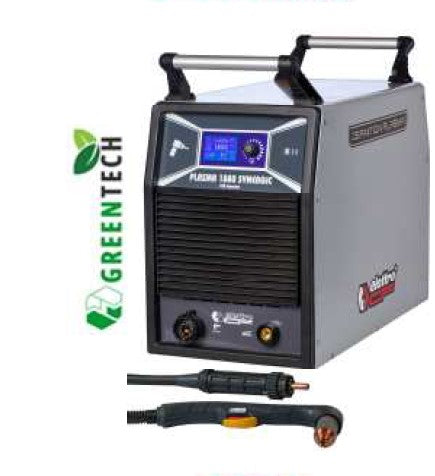 Elettro cf P00461 PLASMA 1880 SYNERGIC LCD INVERTER cavo massa e torcia manuale 6 m