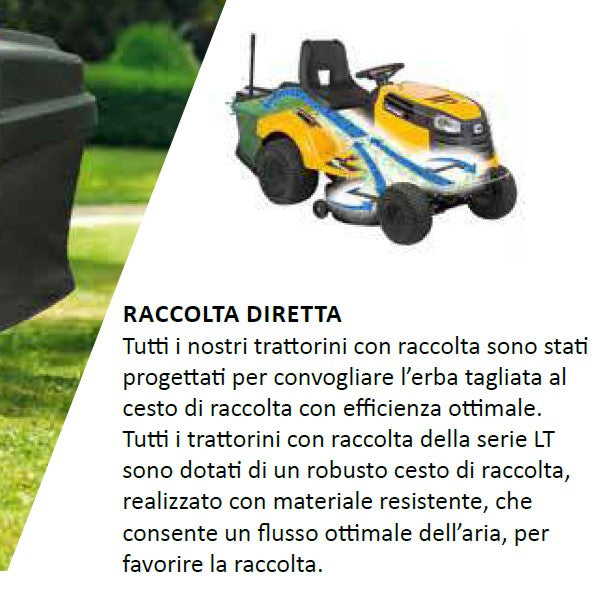 Cub Cadet LT2 NR92 trattorino taglio 92 cm , Area di lavoro in mq / h 3500