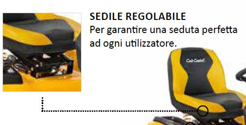 Cub Cadet XT1 OR95 trattorino , taglio 95 cm , c.c. 547 , cesto da 320 litri