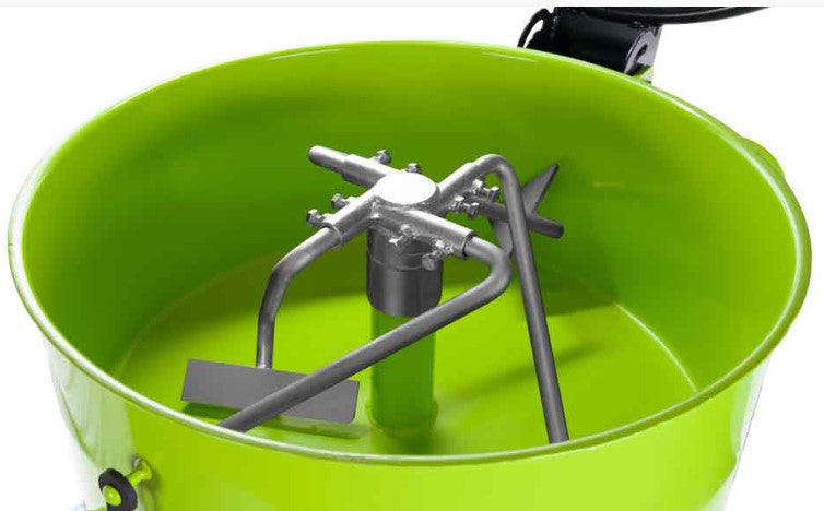 Zipper zi-zwm120 Miscelatore per malta ad azione forzata 120 l 1100 w , 220V