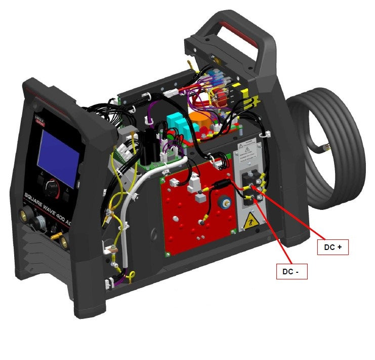 Lincoln K14412-1 SQUARE WAVE 400 ADV , GENERATORE PER SALDATURA IN TIG , 400V , 400A , SOLO CORPO