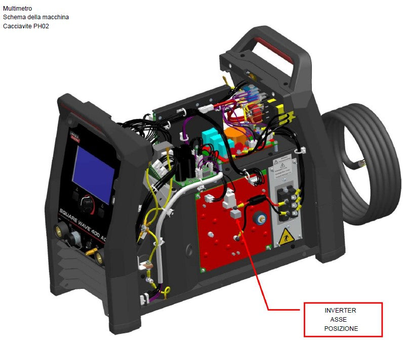 Lincoln K14412-1 SQUARE WAVE 400 ADV , GENERATORE PER SALDATURA IN TIG , 400V , 400A , SOLO CORPO