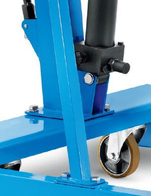 OMCN SL/30 GRU - GRUETTA IDRAULICA A CARRELLO ,TIRANTI LATERALI 3000 kg pompa a doppio effetto