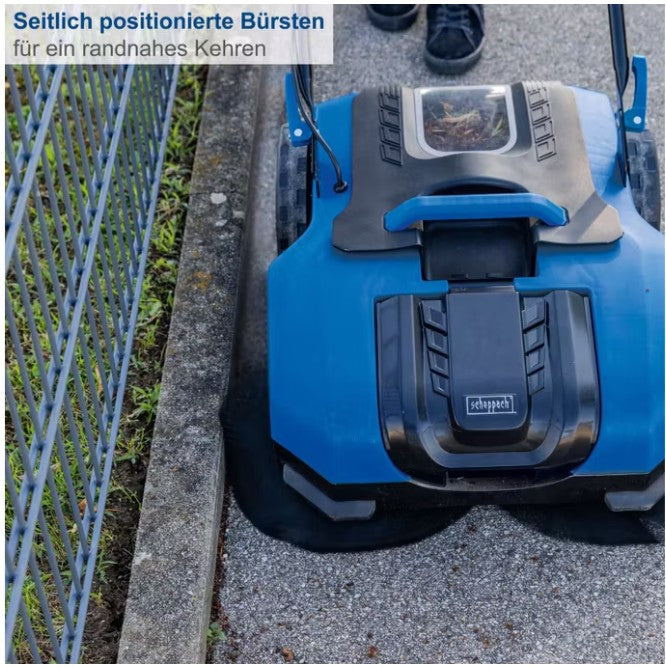 Scheppach c-s610-x Spazzatrice 20v larghezza lavoro 610mm , solo copo macchina