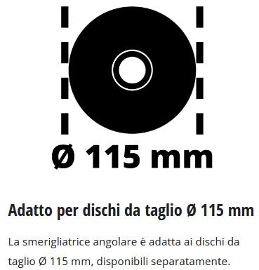 Einhell TC-AG 115/750 Smerigliatrice angolare , 115 mm , 220V , 750 W