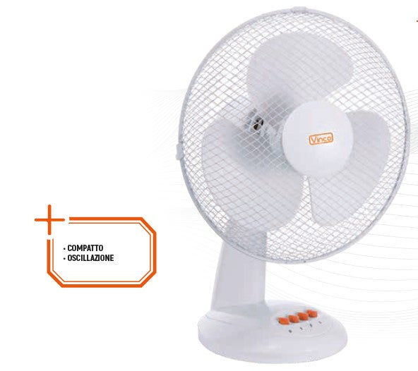 VENTILATORE DA TAVOLO Y 40 CM , 45W , 220V , 3 VELOCITà