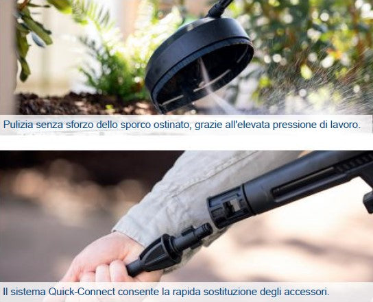 Scheppach hpc1600 Idropulitrice 135 bar acqua fredda 420l/h 1600W