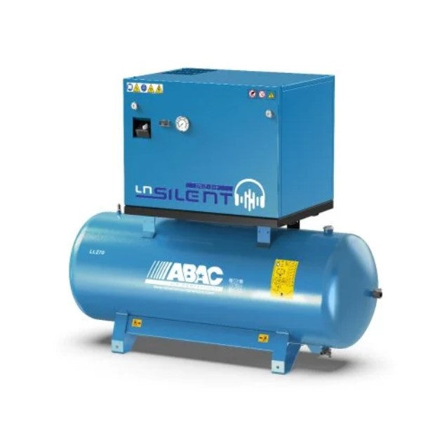 Abac LN1 A49B 270 T5,5 DOL compressore silenziato , 270 litri , 400v , 11 bar, 5,5 Hp