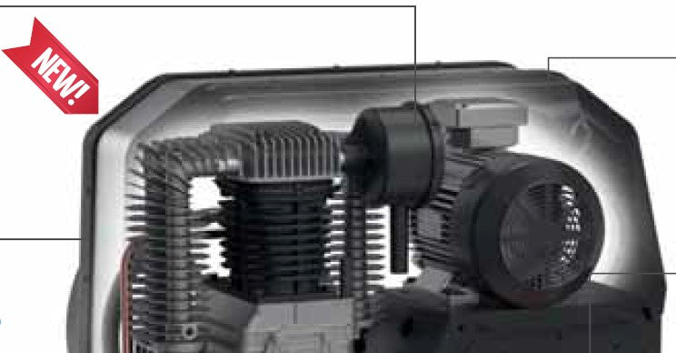 Fini PULSAR ULTIMATE K30-270-5,5 SD 270 litri , 10 bar , 5,5 Hp , 400v , silenziato , professionale , compatto, con ETMI