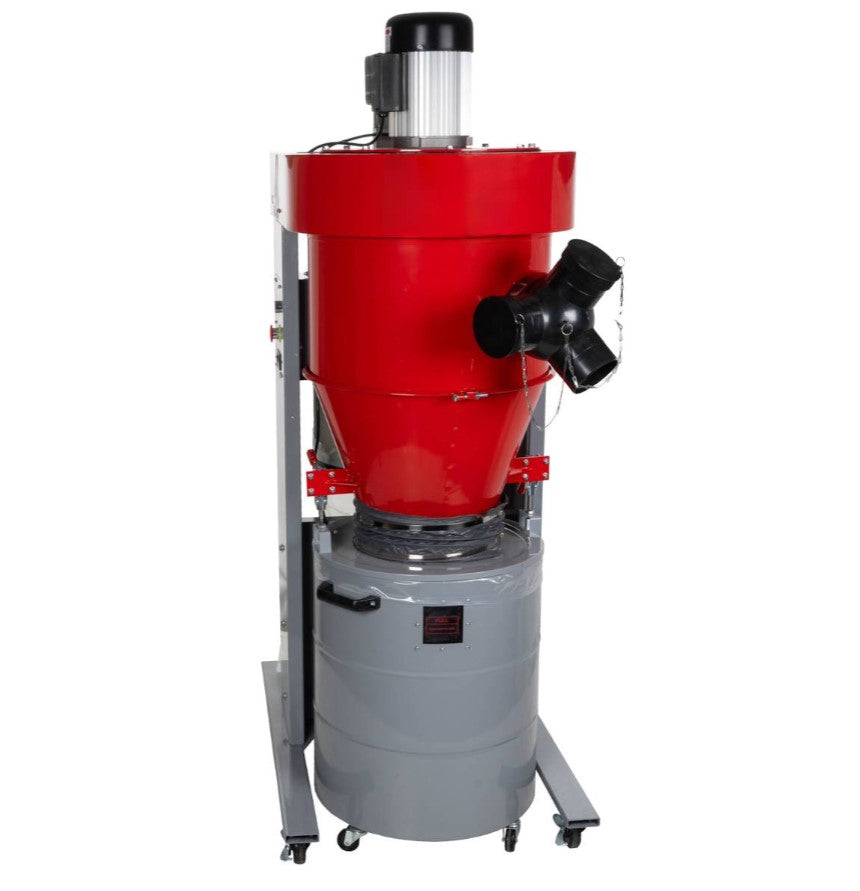 Holzmann RLE1500_230V Aspiratrucioli Depolverificatore di polvere ciclonico con telecomando