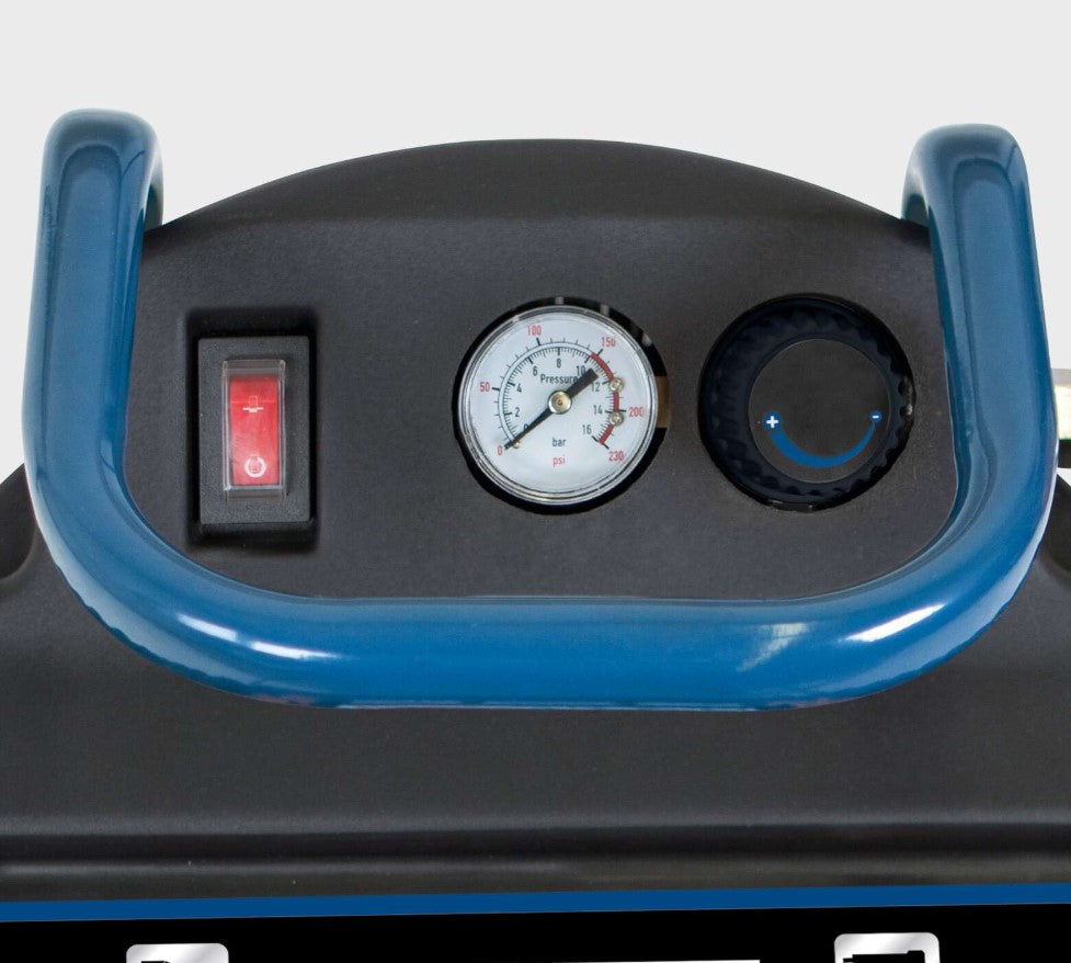 Scheppach hc24v Compressore verticale 24 litri 1,5 hp compatto , 220v , 1500w , senza olio