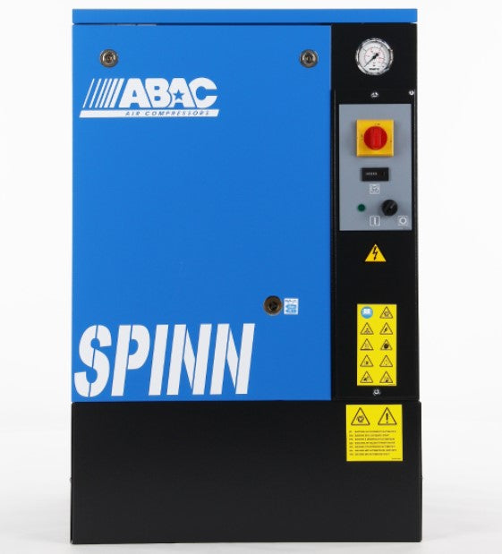 Abac Compressore a vite silenzioso a velocità fissa Abac Spinn 2,2 , 220v , 10 bar , 61 dB , no serbatoio
