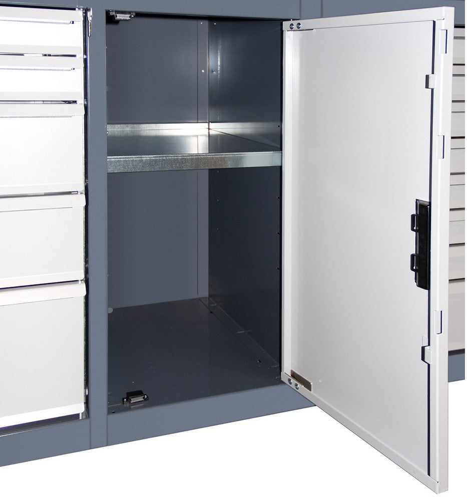Kraftwerk BT1800 LINE Carrello con ruote Portautensili Cassettiera da officina vuoto , 1885x470xH1000 mm