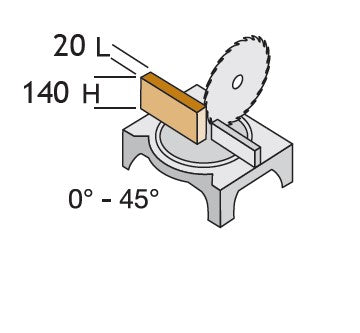 Pegic GP 350 RT Troncatrice professionale per legno 2000W , trifase 380v