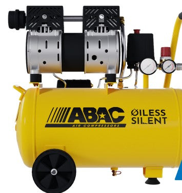 Abac Pole Position XT Compressore silenziato 24 litri Oilfree 1Hp , 8 bar , 89 dB 220v