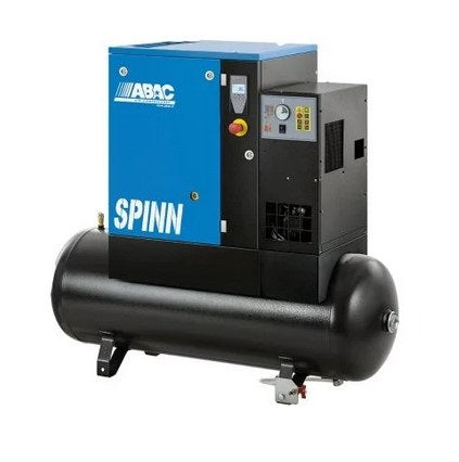 Abac SPINN 5,5 YD serbatoio 200 litri con Infologic2 Basic Controller ed essiccatore , 10 bar , l/min 780 , 400v