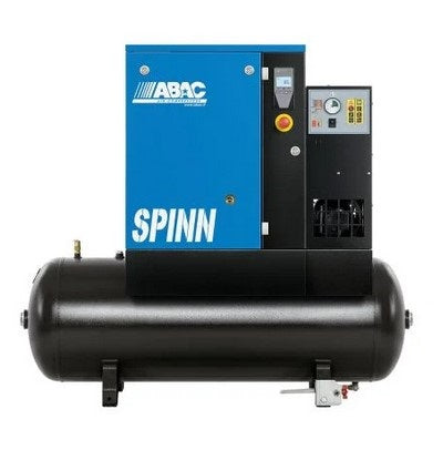 Abac SPINN 5,5 YD con Infologic2 Basic Controller ed essiccatore , 270 litri , 10 bar , l/min 780 , 400v