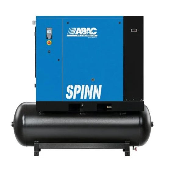 Abac SPINN 15XE serbatoio da 500 litri con essiccatore , 10 bar , l/min 2225 , 400v