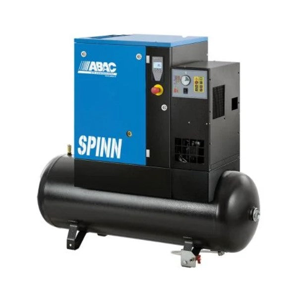 Abac SPINN 2,2 compressore a vite con Infologic2 Basic Controller digitale ed essiccatore , 200 litri , l/min 294 , 10 bar , 220V