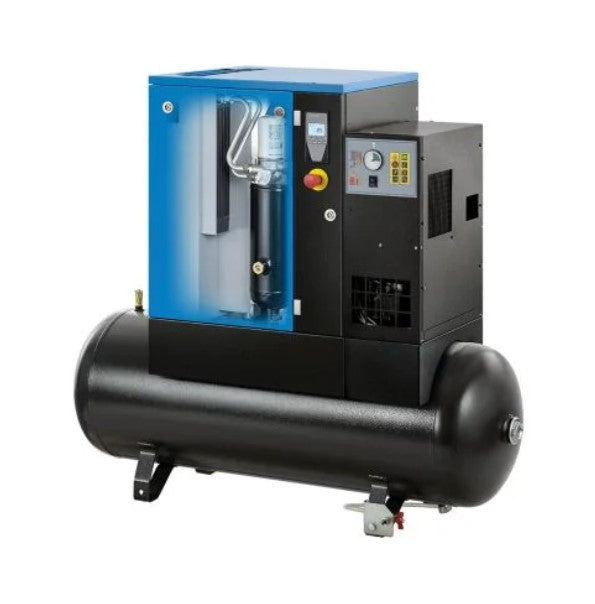 Abac SPINN 2,2 compressore a vite con Infologic2 Basic Controller digitale ed essiccatore , 200 litri , l/min 294 , 10 bar , 220V