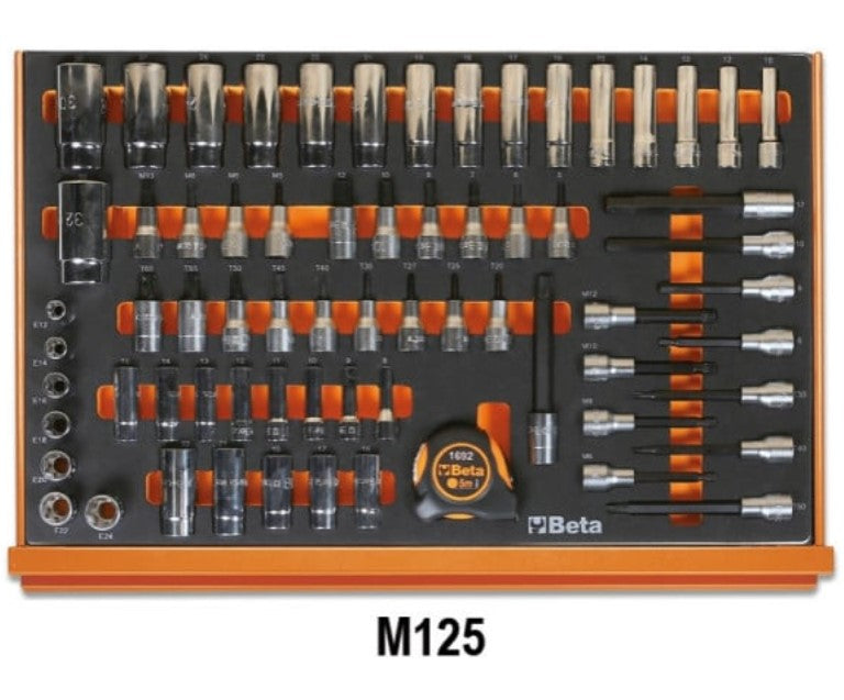 Beta 5988L/4M Assortimento di 273 utensili per autoriparazione in vassoio morbido in EVA