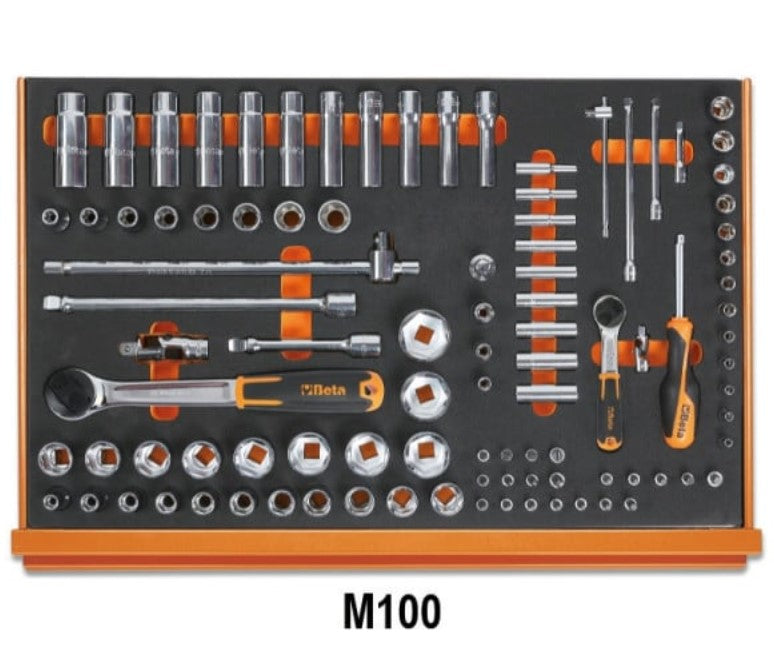 Beta 5988U/7M Assortimento di 215 utensili per impiego universale in vassoio morbido in EVA