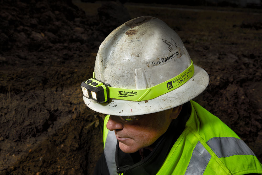 Milwaukee ISHL-LED - Lampada frontale 310 lumens a sicurezza intrinseca 