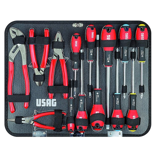 Just Usag 002 JM - Valigetta cassetta porta attrezzi con 181 utensili