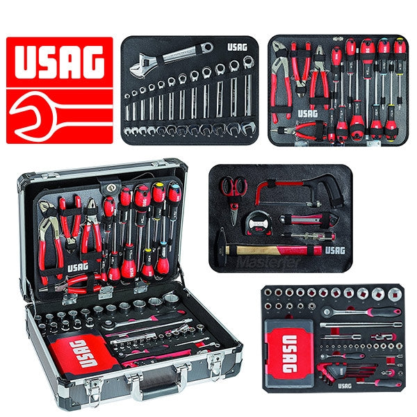 Just Usag 002 JM - Valigetta cassetta porta attrezzi con 181 utensili