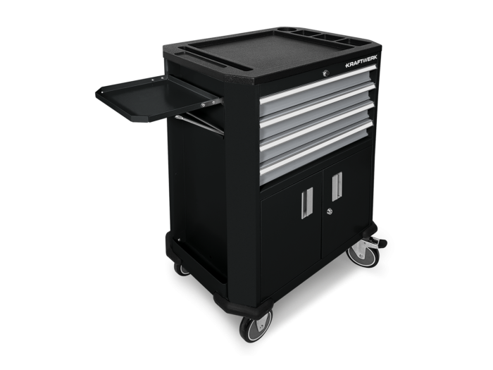 Carrello portautensili Kraftwerk completo 102.220.511 con assortimento 286 utensili (nero)