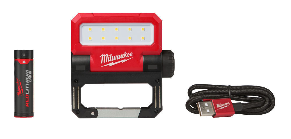 Milwaukee L4 FFL-201 - Torcia tascabile a faro 550l ricaricabile con USB cod. 4933479766