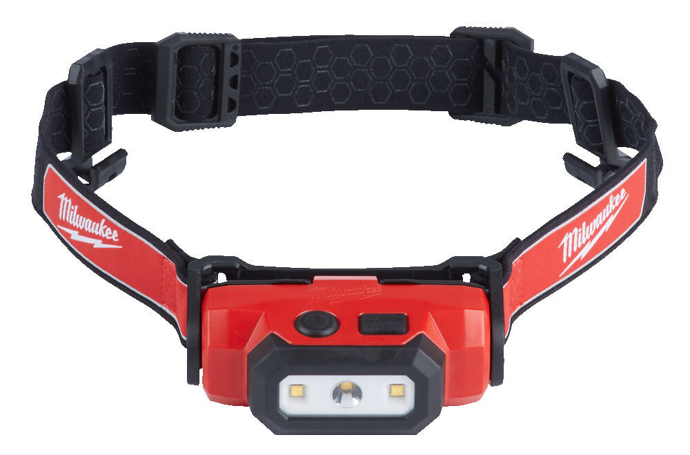 Milwaukee L4 HL-301 - Lampada frontale ricaricabile con USB - 475 Lumens 