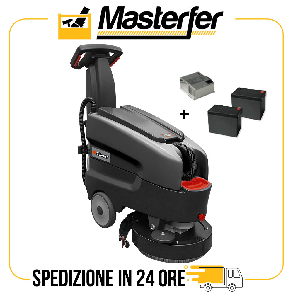 Comet CPS 36 Advance BX - Lavasciuga pavimenti trazionata a batteria (batteria + caricabatterie)  ebay